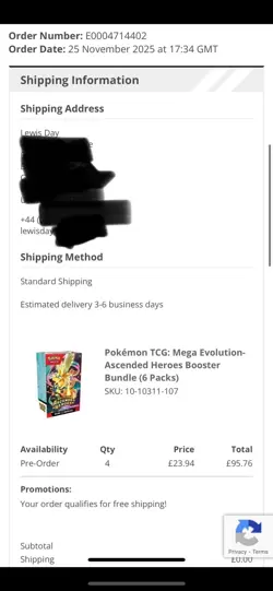 Pokemon - Mega Evolution Ascended Heroes Booster Bundle (6 Packs) – x4 - PRESALE - Image 2