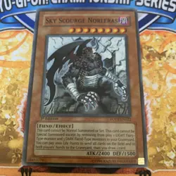 Yugioh Sky Scourge Norleras FOTB-EN022 1st Edition NM - Image 1