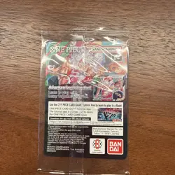 One Piece Promotion Card - Monkey.D.Luffy (055) SEALED College Basketball US NEW - Image 2