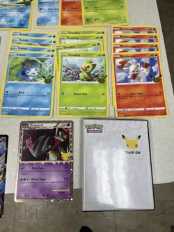 Lot of 54 Pokemon TCG Jumbo Cards (25th Anniversary & EX) Celebrations W/ Binder - Image 4