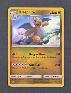 Dragonite - 96/149 - Pokemon Sun & Moon Base Set Holo Rare Card NM 1 - Image 1