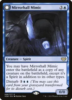 Mirrorhall Mimic // Ghastly Mimicry - MTG Cards Shop - Image 1