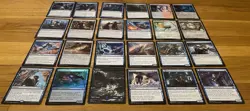 Blue MTG Cards Lot Rare, Foil, Land, And More Magic The Gathering Cards! - Image 1