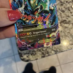 MINT M Rayquaza EX 61/108 XY Roaring Skies Ultra Rare Card Pokemon TCG MP - Image 3