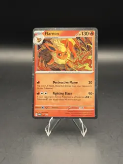Flareon SVP 167 Pokemon Holo Prismatic Evolutions Black Star Promo Card NM - Image 1