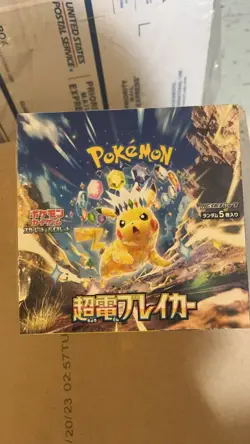 US SELLER New Pokemon Card Super Electric Breaker Booster Box sv8 Japanese - Image 1