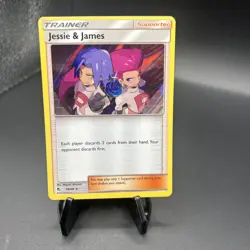 Pokemon Jesse James Holo Rare Card 58/68 Hidden Fates Near Mint - Image 1