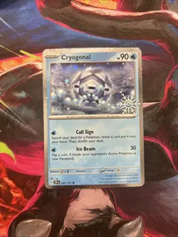 Cryogonal 047/191 – Surging Sparks Festive Stamp Promo Card - Image 1