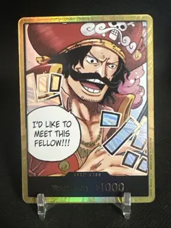 DON!! Card (Gol.D.Roger) (Gold) Carrying On His Will Foil - Image 1