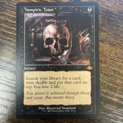 Vampiric Tutor Eternal Masters Regular mtg NM - Image 1