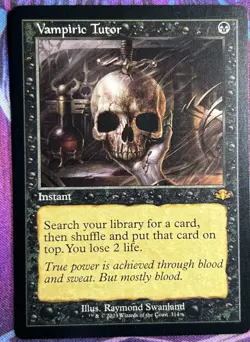 Vampiric Tutor Eternal Masters Regular mtg NM - Image 3