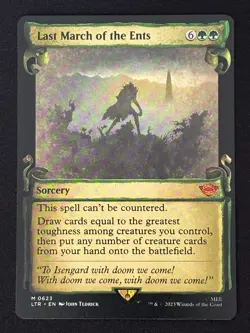 1x MTG Last March of the Ents (Showcase Scrolls) - The Lord of the Rings (LTR) - Image 1