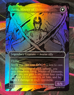 Avatar Aang (Master of Elements) 308 Foil Borderless Avatar: The Last Airbender - Image 1