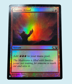 Pyretic Ritual Foil, Mystery Booster, NM Near Mint, Magic the Gathering MTG - Image 1