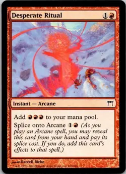 MTG Magic The Gathering Desperate Ritual Kamigawa Played See Scan C - Image 1