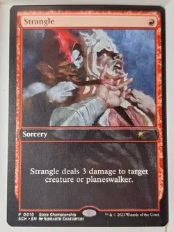 Strangle - Store Championship Promo - Magic the Gathering MTG Nice! - Image 1