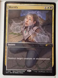 Mortify - Store Championship Promo - Magic the Gathering MTG Nice! - Image 1