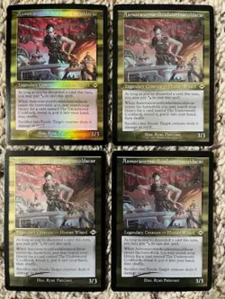 MTG- Asmorandomardicadaistinaculdacar x4 - MH2 - Retro FOIL (3x are Etched) - Image 1