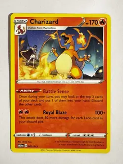 Pokemon Charizard Promo Card 001/015 NM 2025 McDonald’s Dragon Discovery M24EN - Image 1