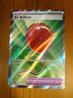 Pokemon Air Balloon 166/132 Holo Double Art Rare - Mega Evolutions - Image 1