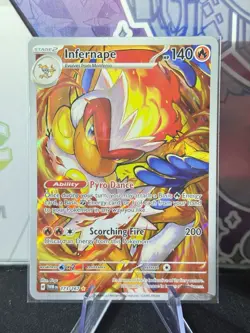 Infernape 173/167 Full Art Holo Pokemon SV06: Twilight Masquerade English NM - Image 1