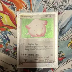 Pokemon Chansey ex 15/109 Basic Holo EX Ruby & Sapphire English 2003 - Image 1