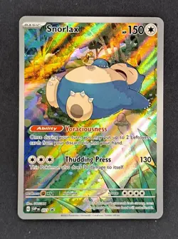 Pokemon Snorlax 051 from ETB 151 S&V/Sw&Sh NM Condition Promo Black Star ENG - Image 1