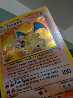 Pokemon TCG Vintage Charizard Legendary Collection Holo 3/110 LP/MP - Image 3