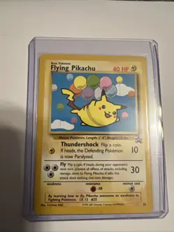 Pokemon TCG Black Star Promo #25 Flying Pikachu 2001 Edition, Near Mint - Image 1