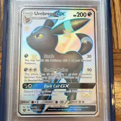 Pokemon Umbreon GX SV69/SV94 Hidden Fates Shiny Holo Rare PSA 10 - Image 2