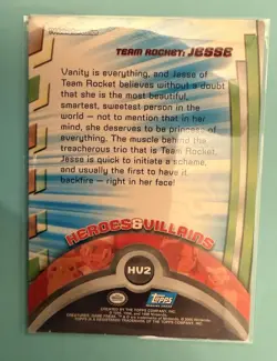 Pokemon - Topps - Team Rocket: Jesse HV2 - NH - Heroes & Villains - Image 2