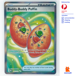 Buddy-Buddy Poffin 167/132 UR | Mega Evolution | NM+ | Pokemon TCG - Image 1