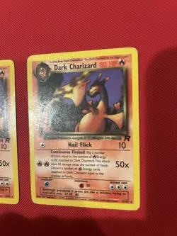 Pokemon TCG Dark Charizard 21/82 Non Holo Set, 1st ED & Unlimited. - Image 4