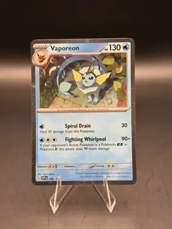 Vaporeon Black Star Promo 168 - Pokemon TCG - Prismatic Evolutions - Image 2