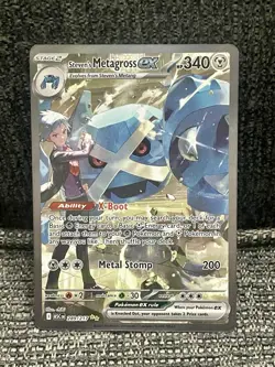Steven's Metagross EX 289/217 SIR Illustration Pokemon Ascended Heroes Near Mint - Image 1