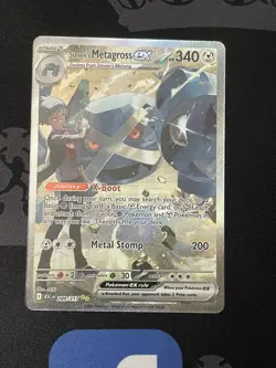 Steven's Metagross EX 289/217 SIR Illustration Pokemon Ascended Heroes Near Mint - Image 2