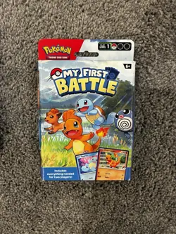 Pokemon My First Battle [Charamander&Squirtle]-New-DamagedBox-Free Shipping - Image 1