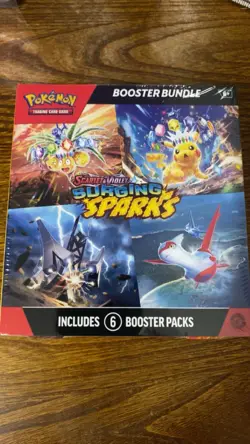 Pokemon TCG Surging Sparks Booster Bundle (6 Packs) Factory Sealed! - Image 1