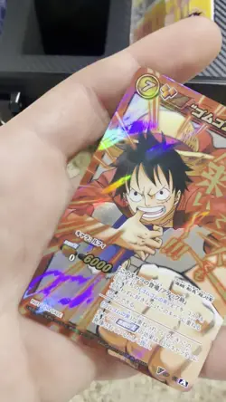 2012 MIRACLE BATTLE CARDDASS ONE PIECE LUFFY ALL STAR BATTLE PRIZE V OP 01 - Image 2