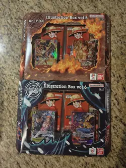 One Piece Illustration Box Vol. 5 and 6 New Sealed - Set - Image 1