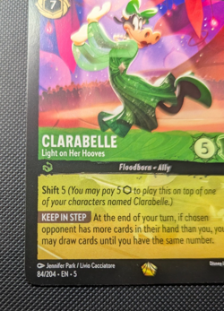 Disney Lorcana - Clarabelle Light on Her Hooves - 84/204 - Shimmering Skies - Image 2