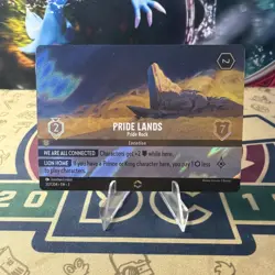 PRIDE LANDS Pride Rock Lorcana 207/204 ENCHANTED Into the Inklands - Image 1