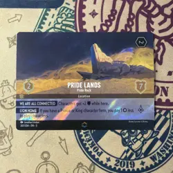 PRIDE LANDS Pride Rock Lorcana 207/204 ENCHANTED Into the Inklands - Image 3