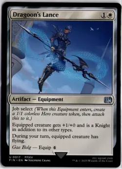 Magic The Gathering #0017 - Dragoon's Lance - Final Fantasy - FIN - Image 1
