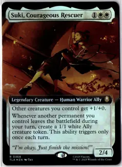 Suki, Courageous Rescuer #0368 Extended Art (Foil) (TLA) Avatar - Image 1