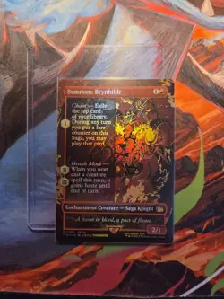 MTG FOIL Summon: Brynhildr - FINAL FANTASY #366 WOW LOOK FAST - Image 1