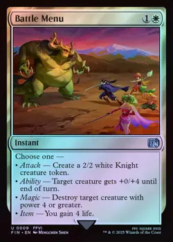 Battle Menu - Foil - Image 1