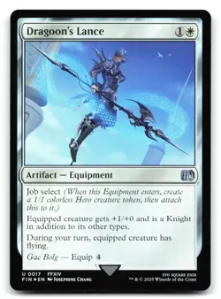 Dragoon's Lance (Foil) #17 Final Fantasy - Image 1