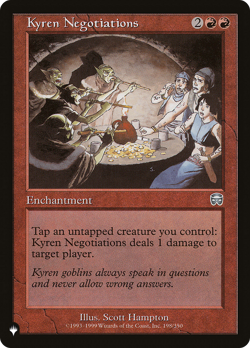 Kyren Negotiations #198 | Near Mint | The List Magic MTG - Image 1