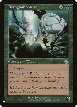 Arrogant Wurm #120 | Near Mint | The List Magic MTG - Image 1